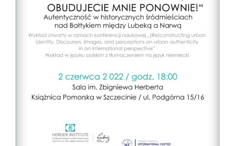 Międzynarodowa konferencja Urban Authenticity in an International Perspective w Książnicy Pomorskiej w dniach 2-3.06.2022