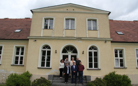 Delegacja z Bundestagu w ośrodku Uniwersytetu Szczecińskiego w Kulicach