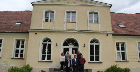 Delegacja z Bundestagu w ośrodku Uniwersytetu Szczecińskiego w Kulicach