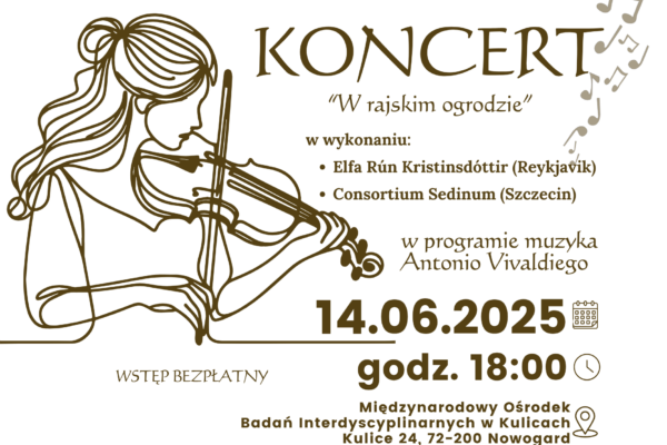 Zapraszamy na koncert ” W rajskim ogrodzie”- 14.06.2025r. godz. 18:00